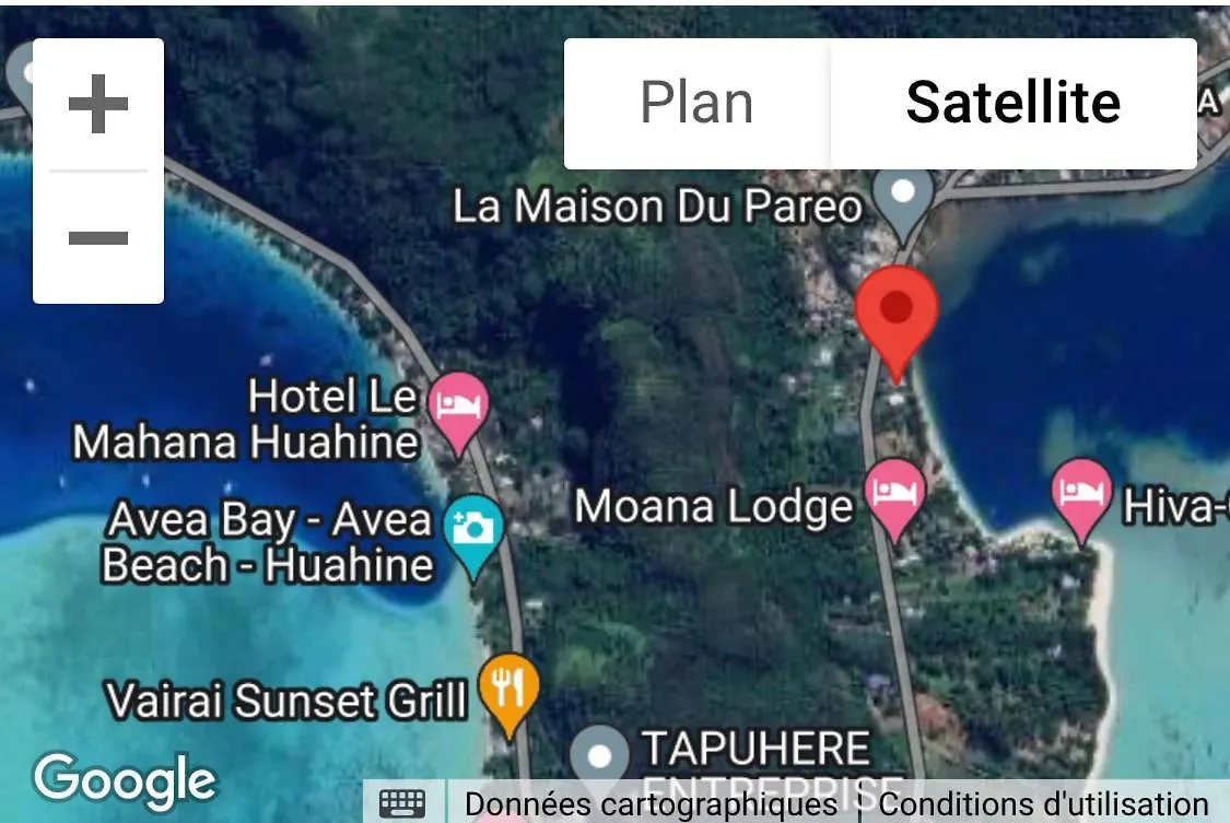 Les Pieds Dans L'Eau A Huahine. Maison Climatisee Parea Francia Polinézia